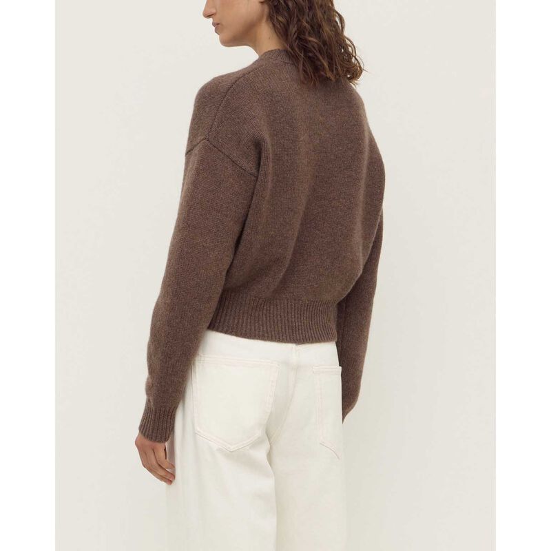 Assembly Label Benny Knit Cocoa Marle image number 1